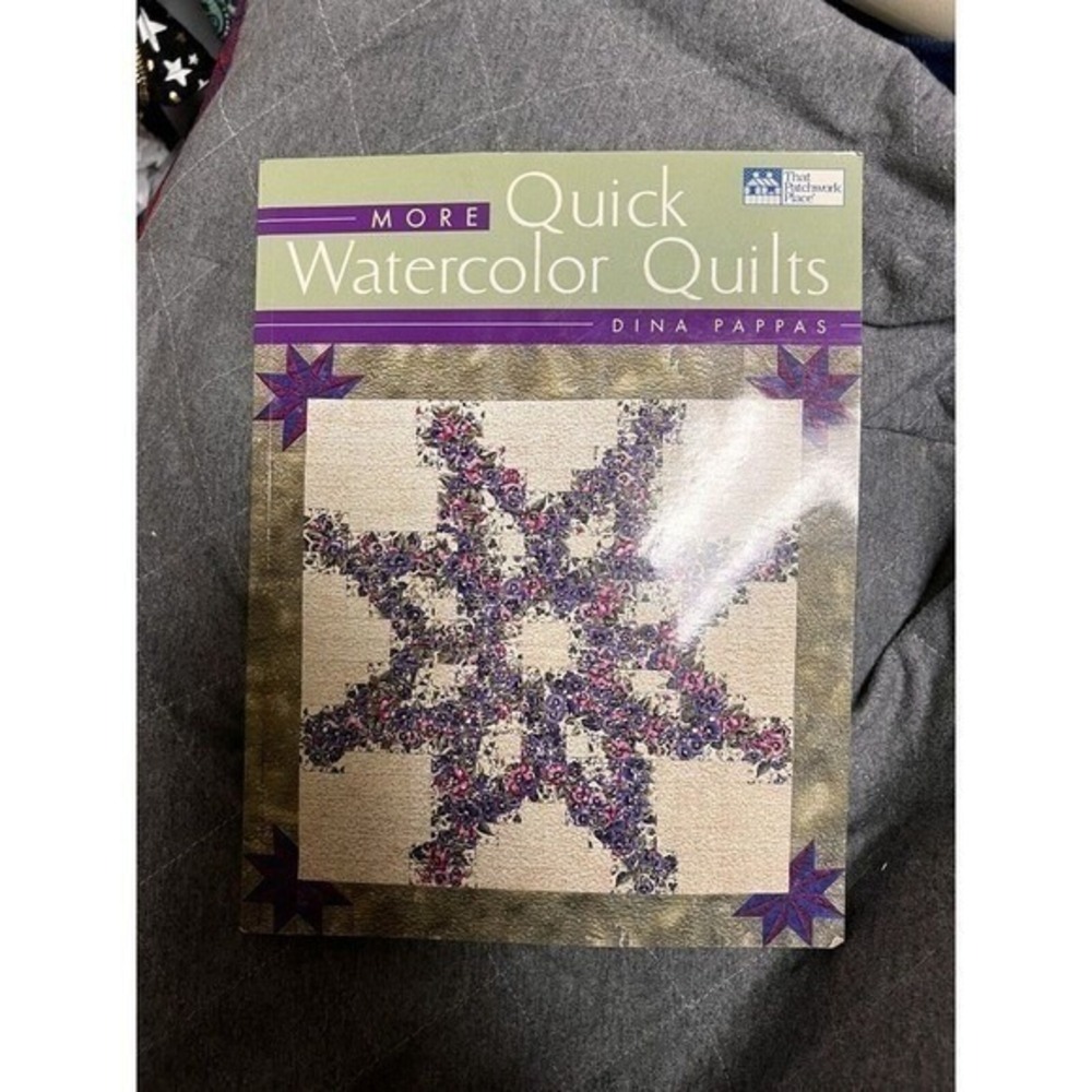 More Quick Watercolor Quilts Paperback Book‎ Quilting Patterns